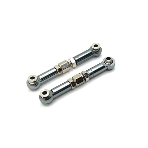 RWEQUTES for MJX 16207 16208 16209 16210 H6 RC Auto Metall Upgrade Spurstange(Titanium Color) von RWEQUTES