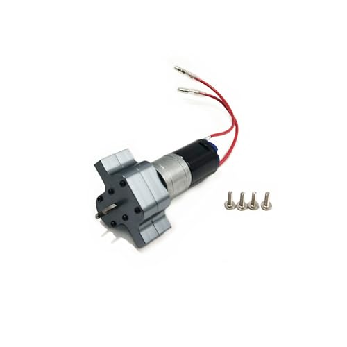 RWEQUTES for MN 99S MN99S MN99 MN98 D90 WPL C14 C24 B14 B24 Vollmetall Starke Torsion 370 Motor Getriebe Upgrade Teile Zubehör(Grey with 4mm Plug) von RWEQUTES