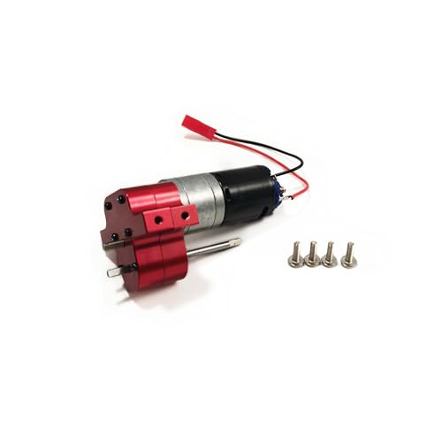 RWEQUTES for MN 99S MN99S MN99 MN98 D90 WPL C14 C24 B14 B24 Vollmetall Starke Torsion 370 Motor Getriebe Upgrade Teile Zubehör(Red with jst Plug) von RWEQUTES