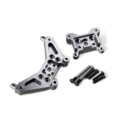 RWEQUTES for Mjx Hyper Go 1/14 14301 14302 Fernbedienung Auto modifizierte Zubehörteile Upgrade Metall Stoßdämpfer vorne und hinten(Titanium) von RWEQUTES