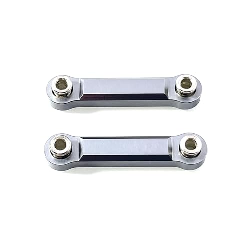 RWEQUTES for Mjx Hyper go 1/14 14301 14302 ferngesteuertes Auto geänderte zubehör Teile verbesserte Metall lenkstange(Titanium) von RWEQUTES