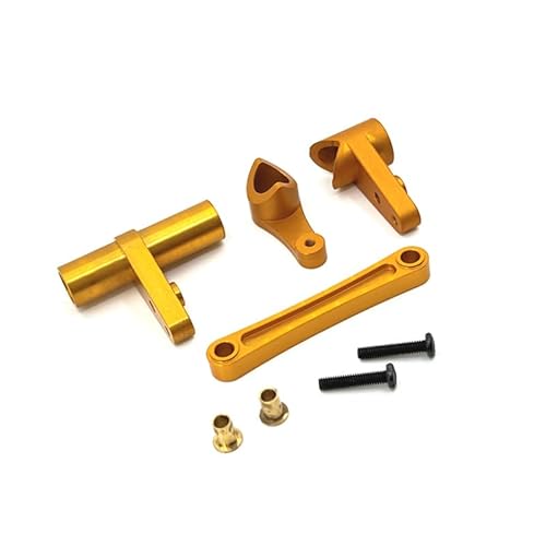 RWEQUTES for Wltoys 1/10 104016 104018 104009 RC Auto Teile Metall Upgrade lenkung baugruppe(Gold) von RWEQUTES