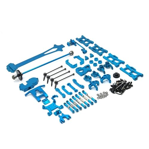 RWEQUTES for Wltoys 1/12 124016 124017 124018 124019 RC Auto Universal Upgrade Modifizierte Teile 21 Stück Set(Blauw) von RWEQUTES