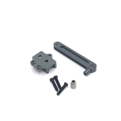 RWEQUTES for Wltoys 12423 12427 12428 12429 RC Auto Fernbedienung Auto Unterstützung Lenkung verbindungsstück Metall Upgrade Teile Zubehör(Titanium) von RWEQUTES