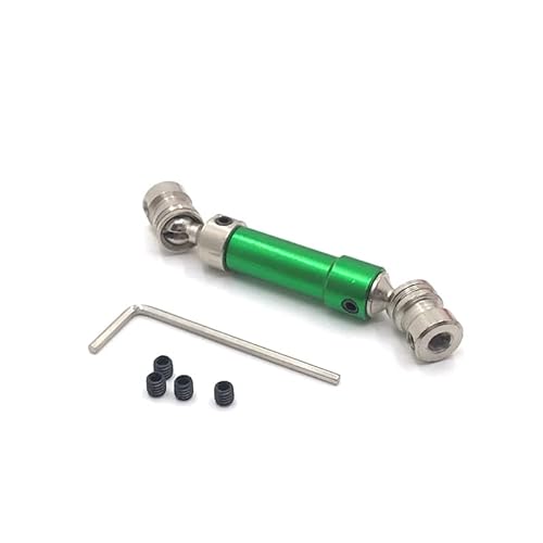 RWEQUTES for Wltoys 12427 12423 12428 12429 Fernbedienung Auto Ersatzteile Metall verbesserte hintere Getriebewelle(Green) von RWEQUTES