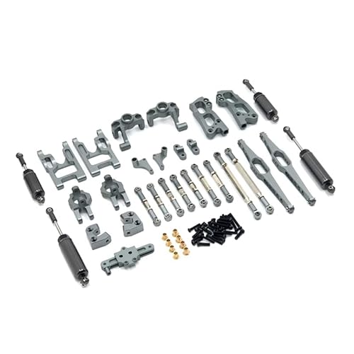 RWEQUTES for Wltoys 12427 12428 12423 FY01 02 03 Fernbedienung Auto Zubehör Metall Upgrade 12 Stück Set(White) von RWEQUTES