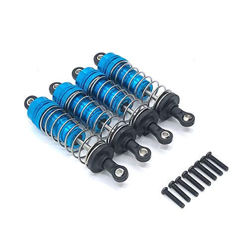 RWEQUTES for Wltoys 144010 124019 124017 144001 144002 RC Auto Rüsten und modifizieren Sie den Stoßdämpfer(Blauw) von RWEQUTES