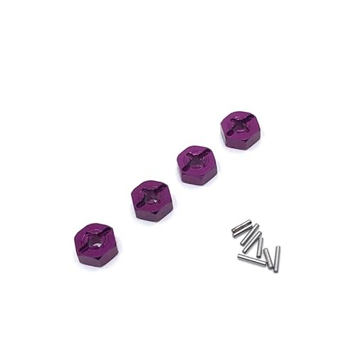 RWEQUTES for Wltoys 144010 144001 02 124017-16-18 124019 Fernbedienung Auto 12mm Koppler(Purple) von RWEQUTES