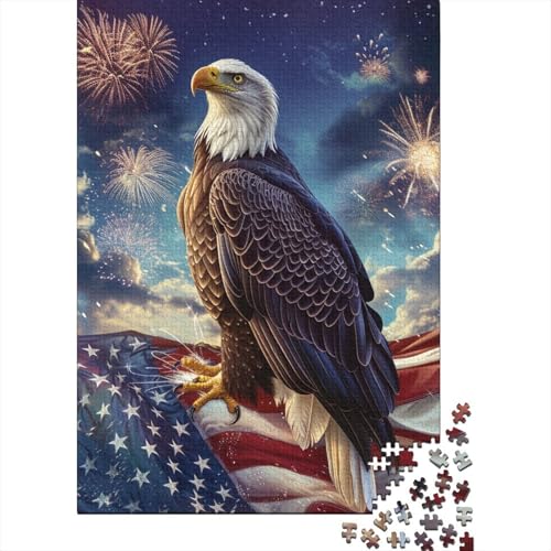 Adler Puzzles 1000 Teile Schwer Puzzle Spielzeug Lernspiel Impossible Herausforderung Spielzeug Für Erwachsene Und Kinder Ab 12 Jahren 1000pcs (75x50cm) von RWOODSRTR