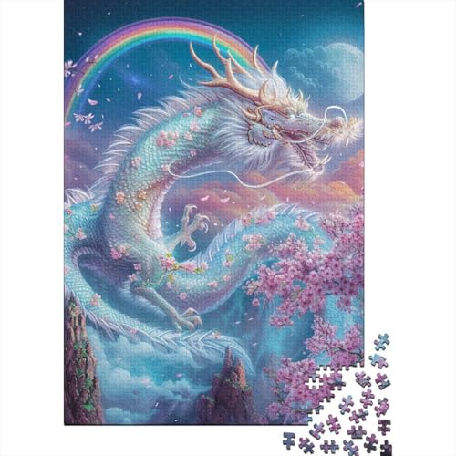 Regenbogen Königreich Puzzle 1000-teilige Schwer Puzzle Spielzeug Lernspiel Impossible Herausforderungsspielzeug Für Erwachsene Und Kinder Ab 14 Jahren 1000pcs (75x50cm) von RWOODSRTR