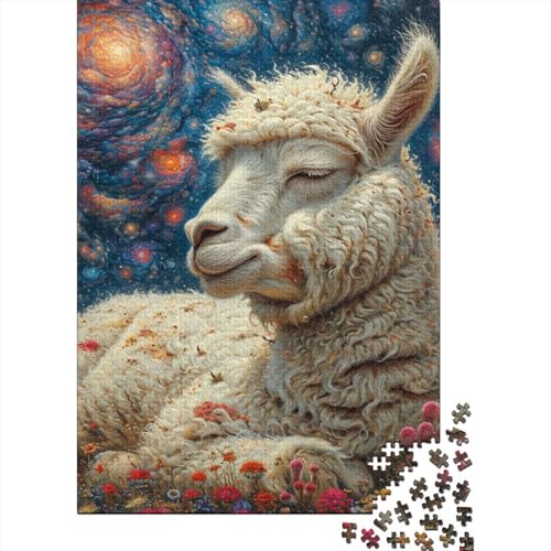 Schafe Puzzle 1000-teilige Schwer Puzzle Spielzeug Pädagogisches Spiel Impossible Herausforderungsspielzeug Für Erwachsene Und Kinder in Bewährter 1000pcs (75x50cm) von RWOODSRTR