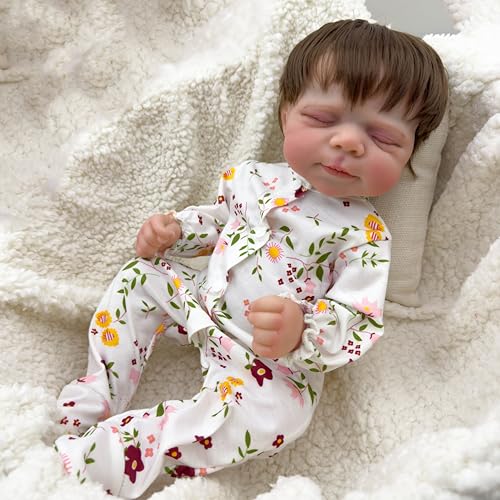 RXDOLL Full Vinyl Body Silicone Reborn Baby Dolls Boy 18 Inch Realistic Newborn Baby Dolls That Look Real Silicone Full Body Babies Doll Lifelike Baby Doll Pascale von RXDOLL