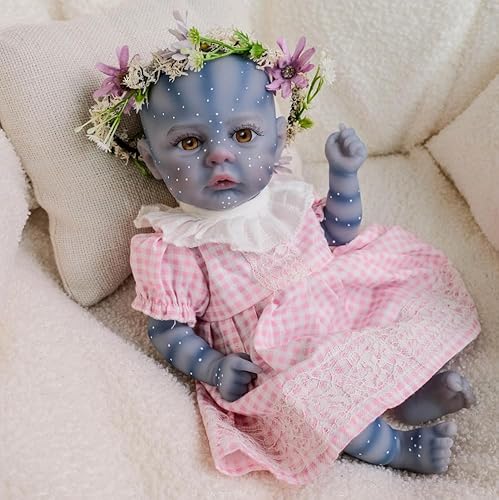 RXDOLL Mini Avatar Reborn Baby Puppen Vollsilikon Ganzkörper Mädchen 12 Zoll 26CM Realistische Kleine Puppe Lebensechte Winzige Silikon Babys Micro Preemie Avatar Mädchen von RXDOLL