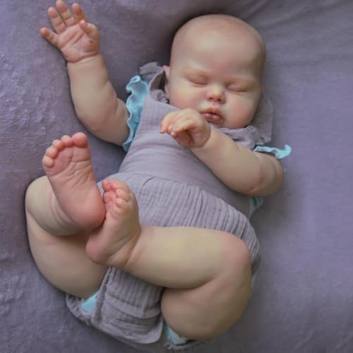 RXDOLL Reborn-Babypuppen, große Größe, 61 cm realistische Babypuppe, lebensechte Babypuppe, realistische Babypuppe, weiche Silikon-Babypuppe, Babypuppe von RXDOLL