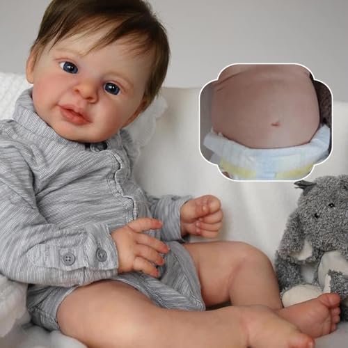 RXDOLL - Wiedergeborene Babypuppen aus ähnlichem Silikon, Vollkörperpuppen, anatomisch korrekt, Babypuppen, lebensecht, waschbar, wie echte Babypuppen von RXDOLL