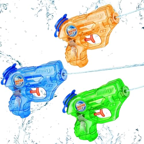 Wasserpistolen für Kinder, 3pcs Wasserpistole, Spritzpistole, Watergun, Spritzpistole Kinder, Spielzeug für Kinderpool-Strandpartys von RXSPOYLY