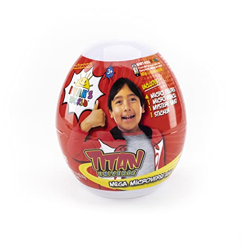 RYAN'S WORLD 925929.002 Mystery Titan Universe Mega Microverse Egg Überraschungsspielzeug zum Sammeln | Für Kinder ab 3 Jahren, gemischt, M von RYAN'S WORLD