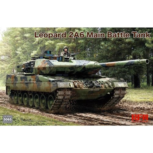 Rye Field Model 5065 RFM5065 - Leopard 2 A6 with workable track - Maßstab 1:35 - Modellbau von RYE FIELD MODEL