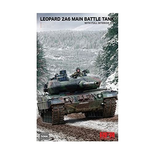 Rye Field Model RM5066 Leopard 2 A6 Main Battle Tank with full Interior Maßstab1:35 - Modellbau von ライフィールドモデル