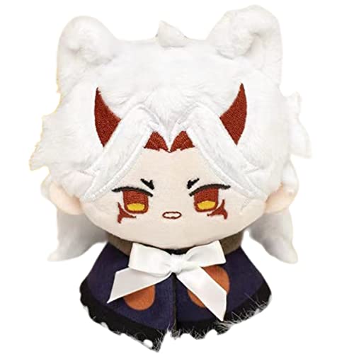 RYMMKOP Genshin Impact Figur, Plüsch-Schlüsselanhänger, Merch, Cosplay, Plüsch-Anhänger, Puppe, Plüschkissen für Halloween-Dekorationen, 11,9 cm (Arataki itto) von RYMMKOP