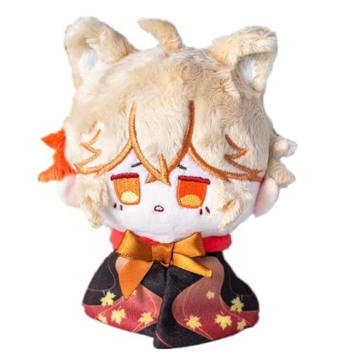 RYMMKOP Genshin Impact Figur, Plüsch-Schlüsselanhänger, Merch, Cosplay, Plüsch-Anhänger, Puppe, Plüschkissen für Halloween-Dekorationen, 11,9 cm (Kazuha) von RYMMKOP