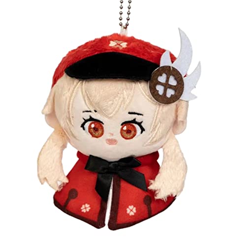 RYMMKOP Genshin Impact Figur, Plüsch-Schlüsselanhänger, Merch, Cosplay, Plüsch-Anhänger, Puppe, Plüschkissen für Halloween-Dekorationen, 11,9 cm (Klee 2) von RYMMKOP