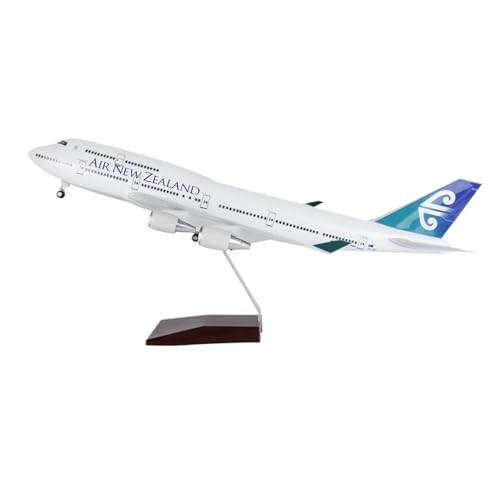 Flugzeugmodell Air New Zealand Simuliertes Passagierflugzeug B747 Mit Fahrwerksbeleuchtung Und Flugzeugmodell-Ornament-Kollektion von RYUEXING