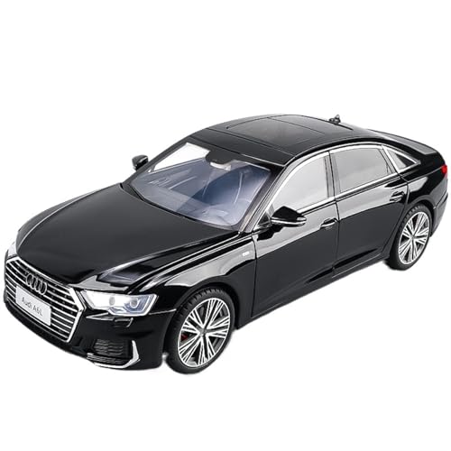 For 1/18 A6L Simulation Legierung Spielzeug Sammlung Ornamente Geschenk Auto Modell(Black) von RYUEXING