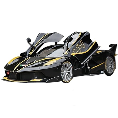 For 1/18 FXXK Sportwagen Simulation Legierung Lenker Sound Und Licht Tür Öffnung Funktion Spielzeug Auto Modell Sammlung Ornamente(Schwarz) von RYUEXING