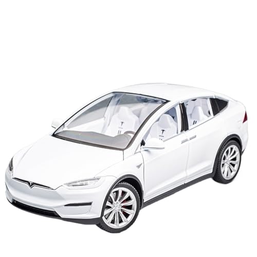 For 1/20 Model X Simulation Liga Spielzeug Auto Sammlung Modell Auto Ornamente Sound Und Licht Funktion Zurückziehen (Weiß) von RYUEXING