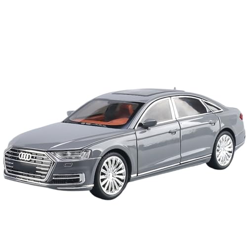 RYUEXING for 1/24 A8L Simulation Legierung Spielzeug Auto Sammlung Ornamente Geschenk Auto(Gray) von RYUEXING