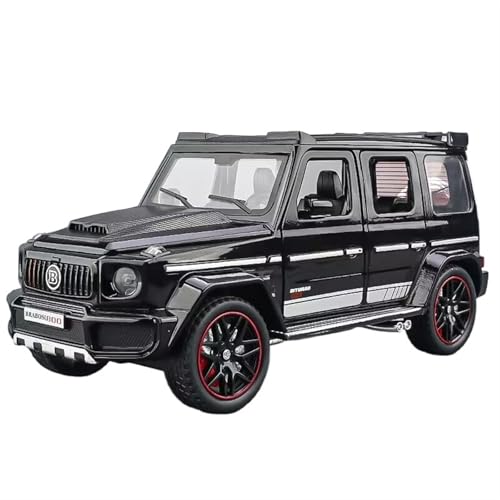 For 1/24 BABO Off-road Simulation Legierung Lenker Sound Und Licht Tür Öffnung Funktion Spielzeug Auto Modell Sammlung Ornamente(Schwarz) von RYUEXING