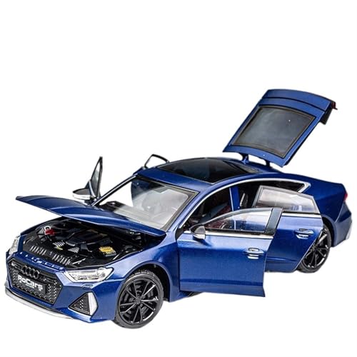 For 1/24 RS7 Performance Coupe Legierung Modell Auto Spielzeug Auto Ornamente Simulation Auto Modell(Blue) von RYUEXING