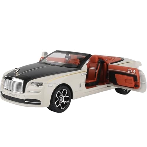 For 1/24 Yaoying Alloy Automodel Große Spielzeug Cabrios Sportwagen Automodel(White) von RYUEXING