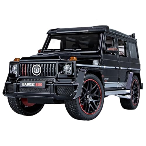 For 1:18 G Brabus 800 Auto Modell Legierung Spielzeug Auto Geschenk(Black) von RYUEXING