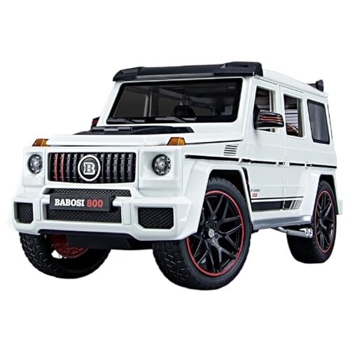 For 1:18G Brabus 800 Auto Modell Legierung Spielzeug Auto Geschenk(Weiß) von RYUEXING