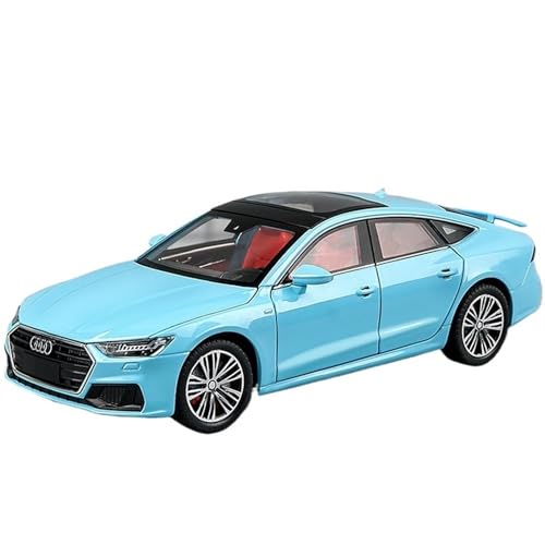 For 1:24 A7 Alloy Car Replica Realistische Business Auto Auto Modell Kollektion Ornamente Geburtstag Geschenk(Blue) von RYUEXING