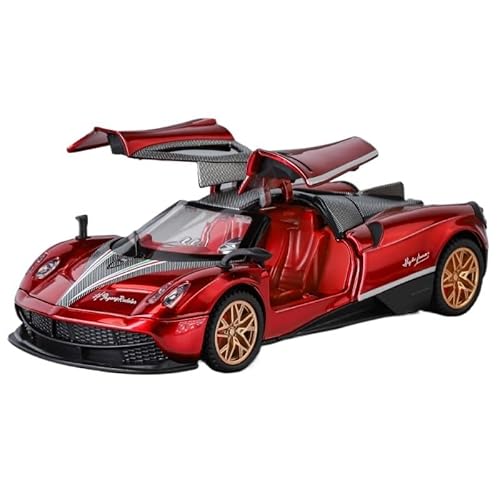 For 1:24 Legierung Auto Modell Sportwagen Spielzeug Auto Chinesischen Drachen Fengshen Simulation Auto Modell Sammlung Ornamente(Rot) von RYUEXING