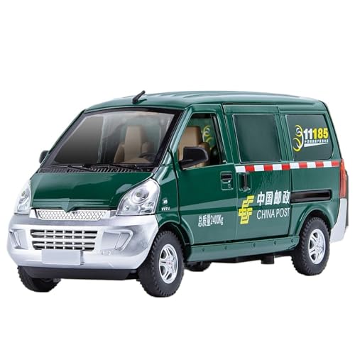 For 1:24 Wuling Rongguang Postal Express Auto Auto Imitation Legierung Von Spielzeug Hongguang Auto Modell(Grün) von RYUEXING