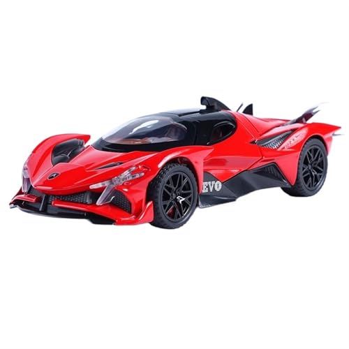 For 1:32 Apollo Super Sports Car Toy Legierung Auto Imitation Echte Auto Modell Ornamente Kollektion(Rot) von RYUEXING