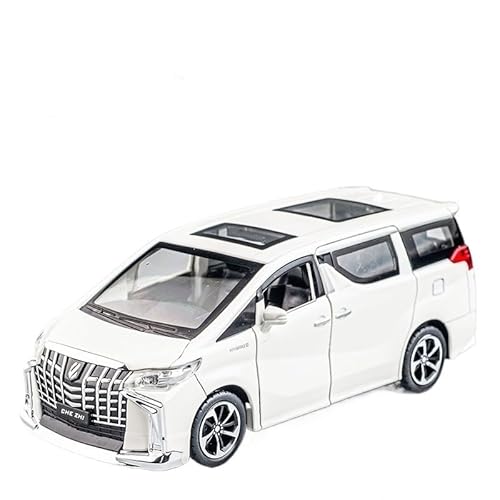 For Alpha 1:24 Legierung Auto Modell Simulation Auto Modell Kinder Junge Geschenk Legierung Spielzeug Auto(White) von RYUEXING