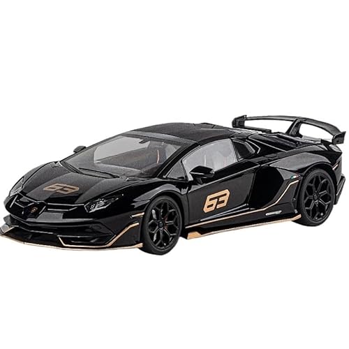 Maßstab 1:18 Geeignet Für Aventador Supercar Simulation Auto Modell Legierung Spielzeug Sammlung Präsentiert(Black) von RYUEXING