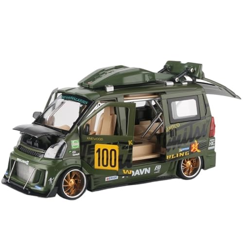 RYUEXING Für 1/24 modifizierte Version Legierung Auto Nachahmung Rennwagen Auto Modell Akina Mountain God Auto (grün) von RYUEXING