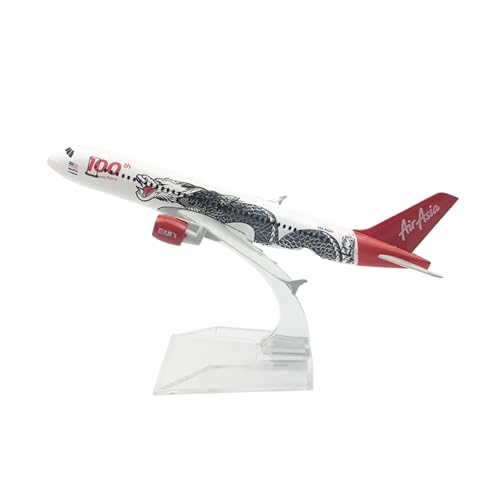 RYUEXING Für 1/400 16 cm Asia White Dragon Airlines Airbus A320 Modellflugzeug Modell Legierung Solid Simulation Airliner Statische Sammlung Ornamente von RYUEXING