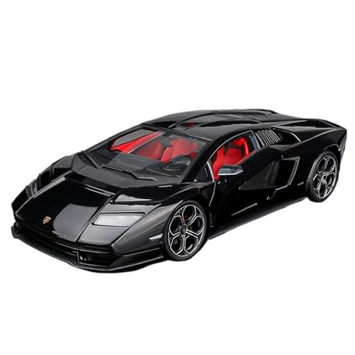 RYUEXING Für 1:18 Countach LPI800 Simulation Legierung Auto Modell Ornamente Geschenk (schwarz) von RYUEXING