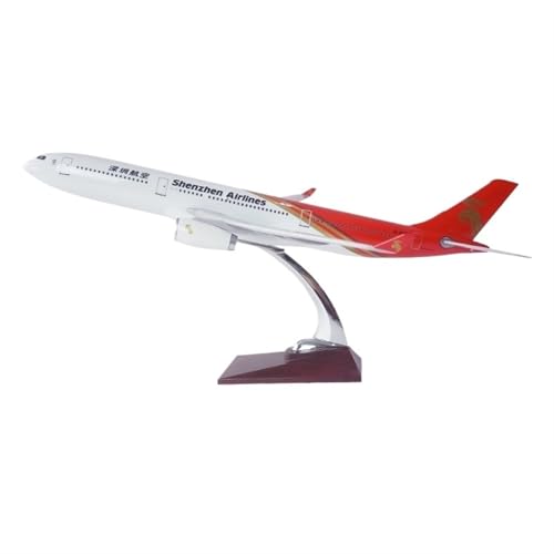 RYUEXING for 46 cm Große Shenzhen Airlines A330 Airbus-Flugzeugmodell Simulation Von Passagierflugzeugen Mit Fahrwerksbeleuchtung Modellflugzeug-Gedenksammlung Ornamente von RYUEXING