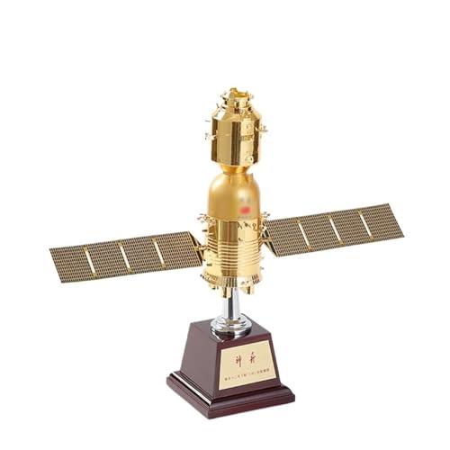 RYUEXING for 1/100 Solide Modell Von Shenzhou XII Raumschiff Metall Luft- Und Raumfahrt Modell Handwerk for Wissenschaft Und Technologie Museum Ausstellung Hallen(Gold) von RYUEXING