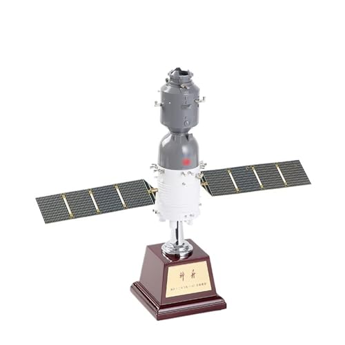 RYUEXING for 1/100 Solide Modell Von Shenzhou XII Raumschiff Metall Luft- Und Raumfahrt Modell Handwerk for Wissenschaft Und Technologie Museum Ausstellung Hallen(Gray) von RYUEXING