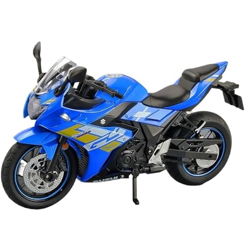 RYUEXING for 1/12 GSX250R Motorrad Spielzeugauto Modell Kinder Legierung Lokomotive Sammlung Ornamente(Blue) von RYUEXING