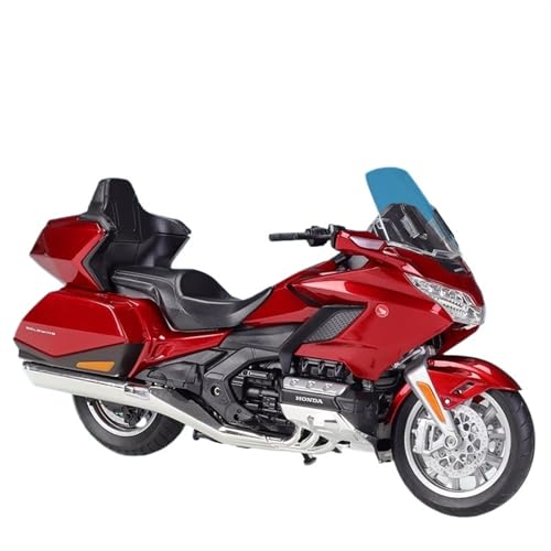 RYUEXING for 1/12 Gold Wing 2020 Gold Wing Heavy Motorrad Simulation Legierung Modell Sammlung Ornamente(Red) von RYUEXING